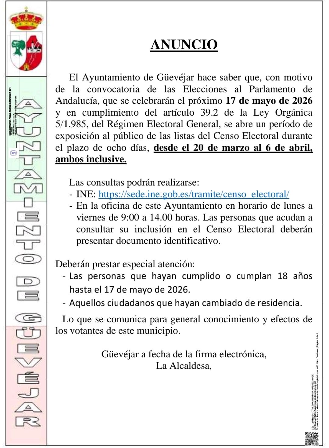 𝐂𝐄𝐍𝐒𝐎 𝐄𝐋𝐄𝐂𝐓𝐎𝐑𝐀𝐋 𝐀𝐁𝐈𝐄𝐑𝐓𝐎 𝐀 𝐂𝐎𝐍𝐒𝐔𝐋𝐓𝐀